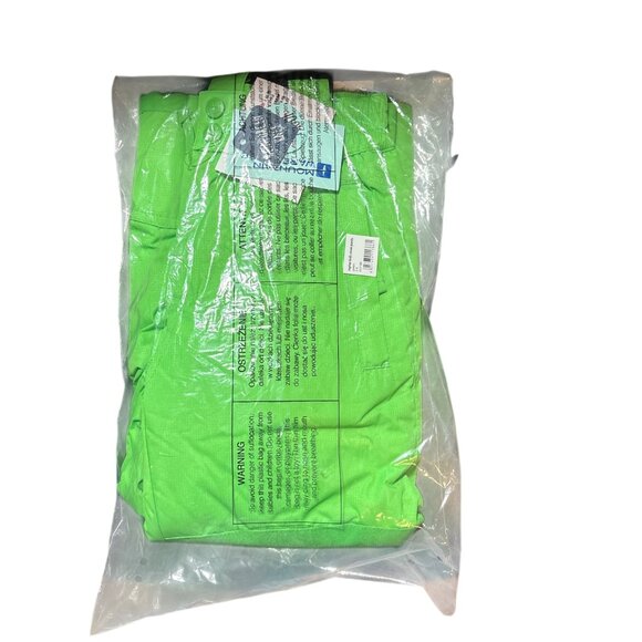 Kids Green Snow Pants - Picture 2 of 3